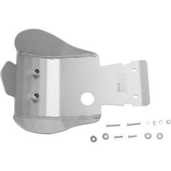 Moose Offroad Aluminum Skid Plate — Skid Plate Skid Plate - Silver - Kawasaki - KX 250/250 F
