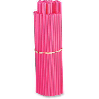 Moose Offroad Spoke Skins - Pink - 21" - 80 Pack