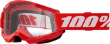 100 Percent Strata 2 Junior/Youth Clear Lens Goggles