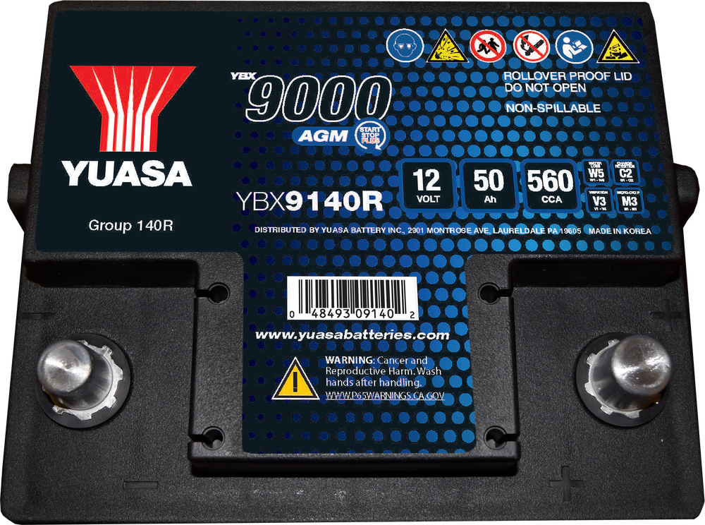 YBX9140R AGM - SPILL-PROOF