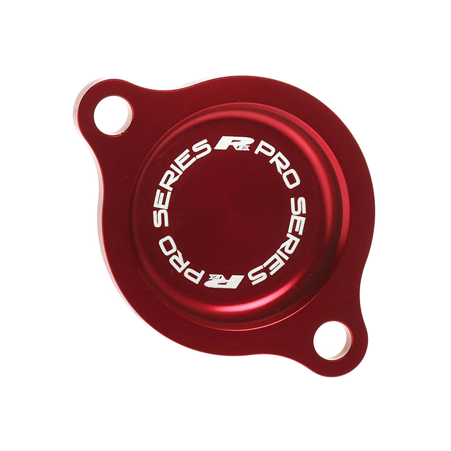 RFX OIL FILTER COVER RED HON