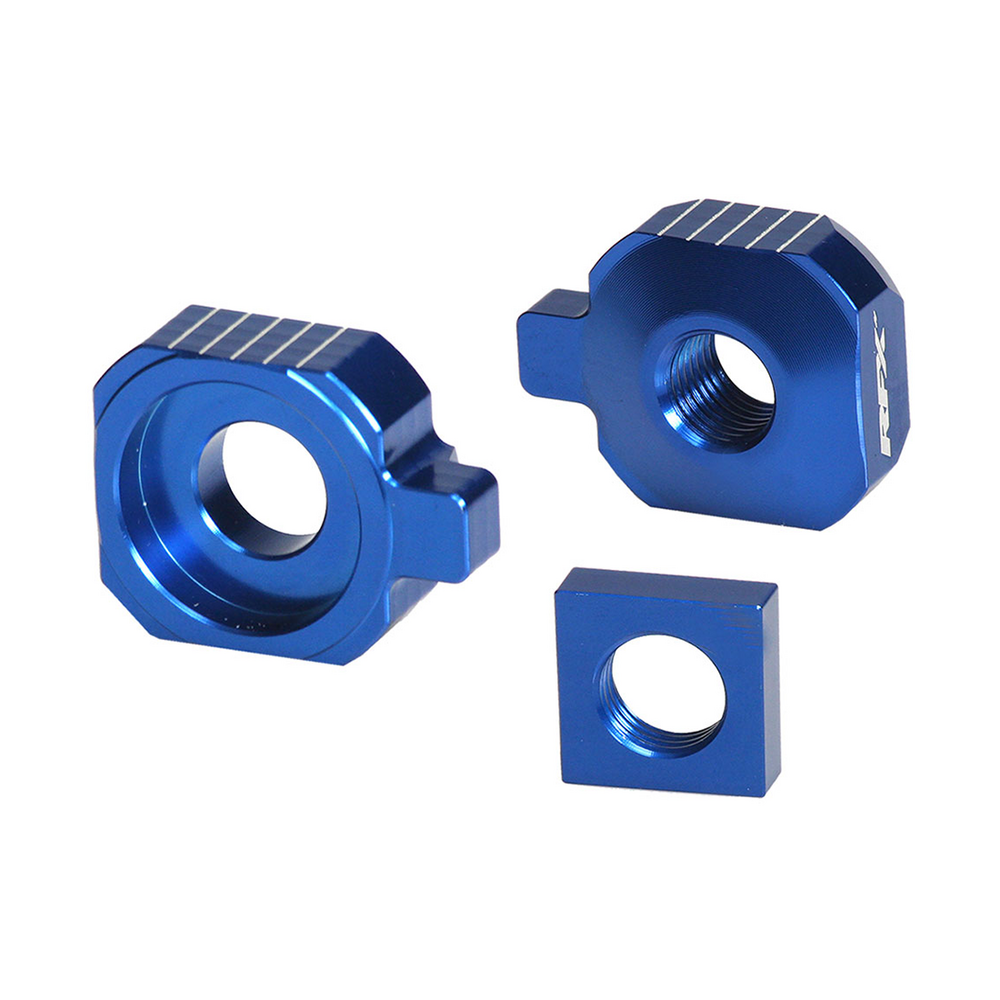 RFX REAR AXLE BLOCKS BLUE SHERCO