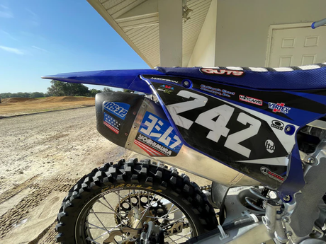 RS12 MUFFLER DECALS BLUE