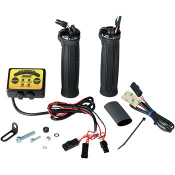 Moose Offroad Clamp-On Quad Zone Heated Grip Kit for ATVs Clamp-On Quad Zone Heated Grip Kit for ATVs