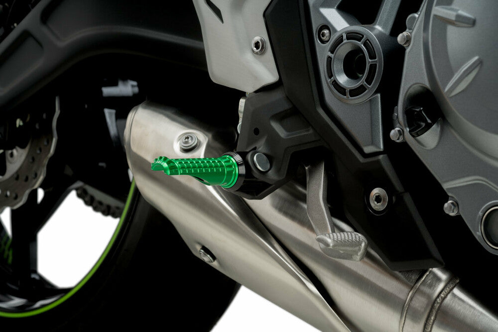 PUIG FOOTPEGS R-FIGHTER GREEN