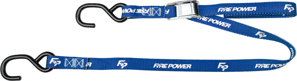 FIRE POWER 1" TIE-DOWN BLUE 2/PK