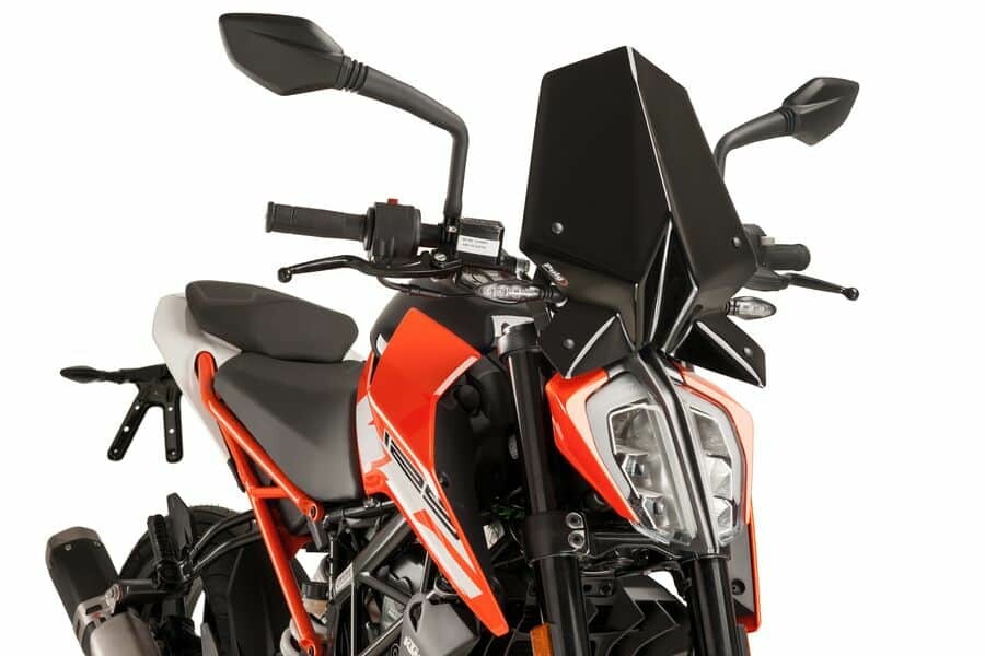 PUIG WINDSCREEN RACING BLACK KTM