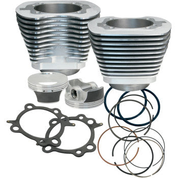 S&S Cycle 106" Big Bore Cylinder Kit - Silver - Twin cam
