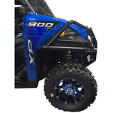 Moose Offroad 387X Wheel - Front - Anodized Blue/Black - 12x7 - 4/136 - 4+3