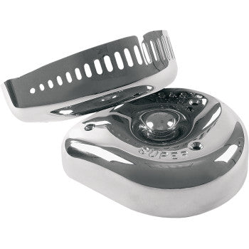 S&S Cycle Slasher Air Cleaner Cover - Chrome