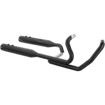 S&S Cycle El Dorado Dual Exhaust - Black - Black Tracer