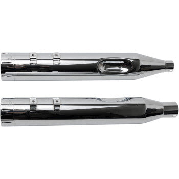 S&S Cycle 4-1/2" MK45 Performance Mufflers - Chrome Tracer