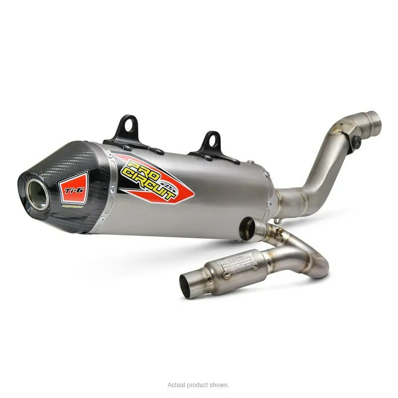 PRO CIRCUIT TI-6 EXHAUST SYSTEM W/CARBON END CAP