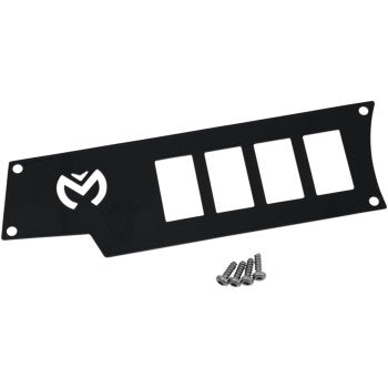 Moose Offroad Dash Plate for RZR Dash Plate - Left - Black