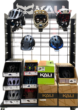 Bicycle Helmet Rolling Rack Display