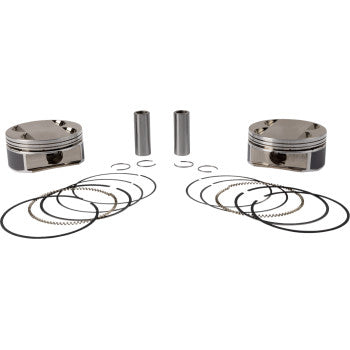 S&S Cycle Big Bore Piston Kit - 124" - +.010 - M8