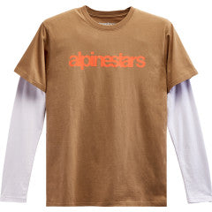 Stack Long-Sleeve Knit T-Shirt