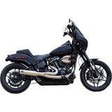 S&S Cycle 2-into-1 Qualifier Exhaust System - 50-State - Silver - Softail