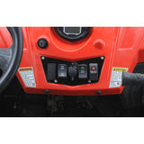 Moose Offroad Center Dash Plate Dash Plate - 4 Switch - Black