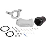 K & N Aircharger® Intake System with Cast Aluminum Intake Tube - Satin Silver