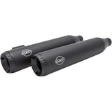 S&S Cycle Grand National Slip-On Mufflers - Ceramic Black