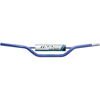 Moose Offroad Carbon Steel 7/8" Handlebar Carbon Steel 7/8" Handlebar - ATV High - Blue