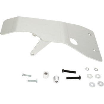Moose Offroad Aluminum Skid Plate — Skid Plate Skid Plate - Silver - Honda