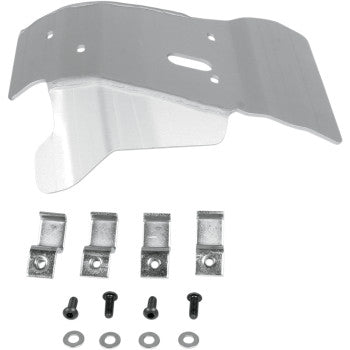 Moose Offroad Aluminum Skid Plate — Skid Plate Skid Plate - Silver - Yamaha - YZ 250/250 X