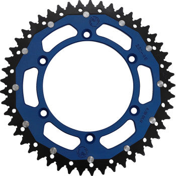 Moose Offroad Dual Sprocket Dual Sprocket - 49 Tooth - Blue - Yamaha