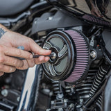 S&S Cycle Stealth Air Cleaner Cover - Torker - Black