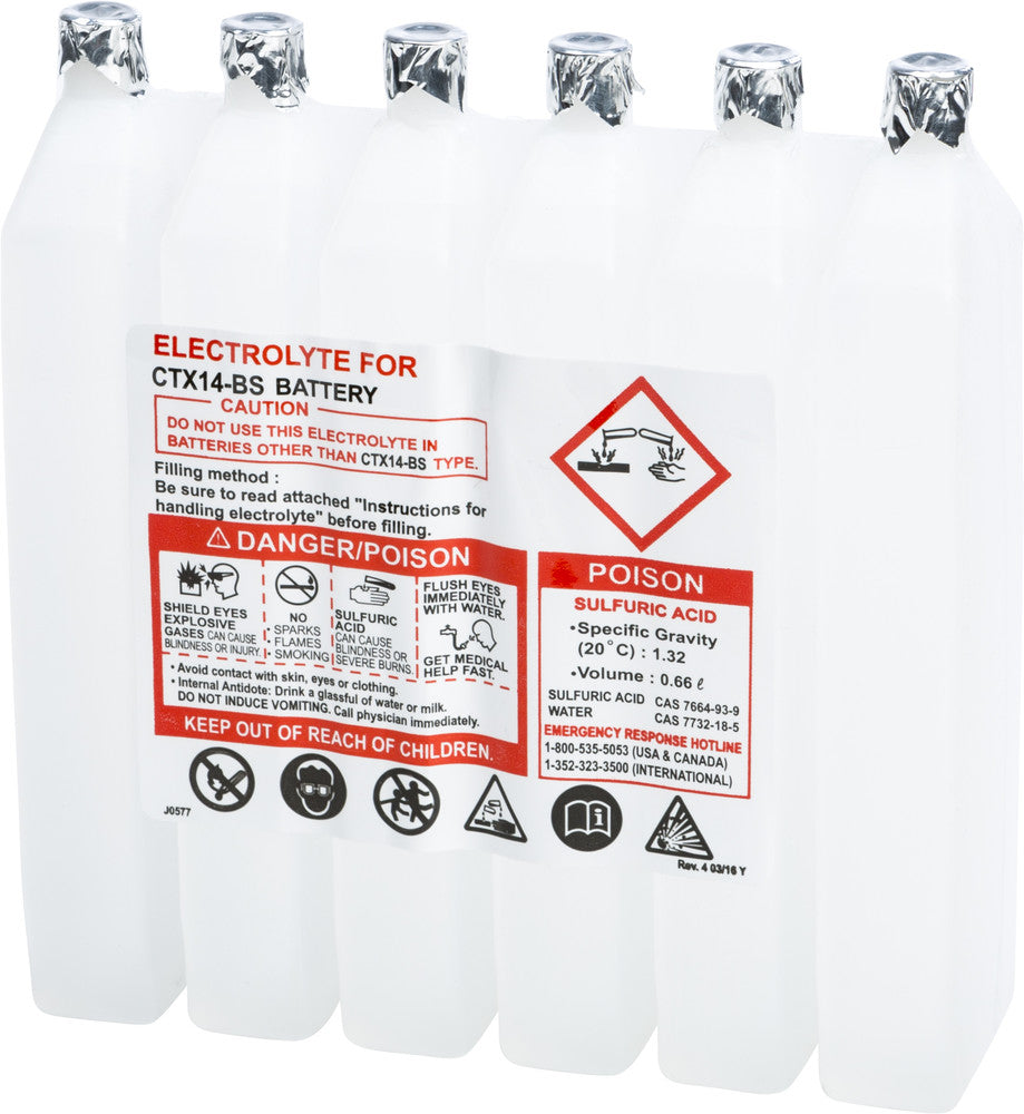 Fire Power Sealed Battery Electrolyte Pack 660CC