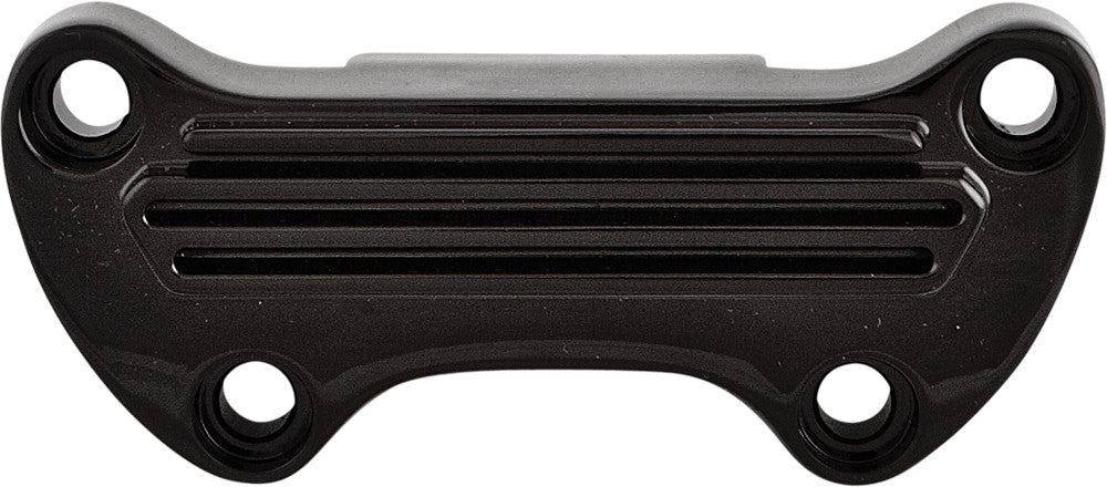 HARDDRIVE H-BAR CLAMP FINNED W/SKIRT BLACK