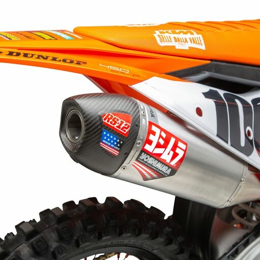 RS12 SERIES EXHAUST SYSTEM FS SS-AL-CF HUS/KTM