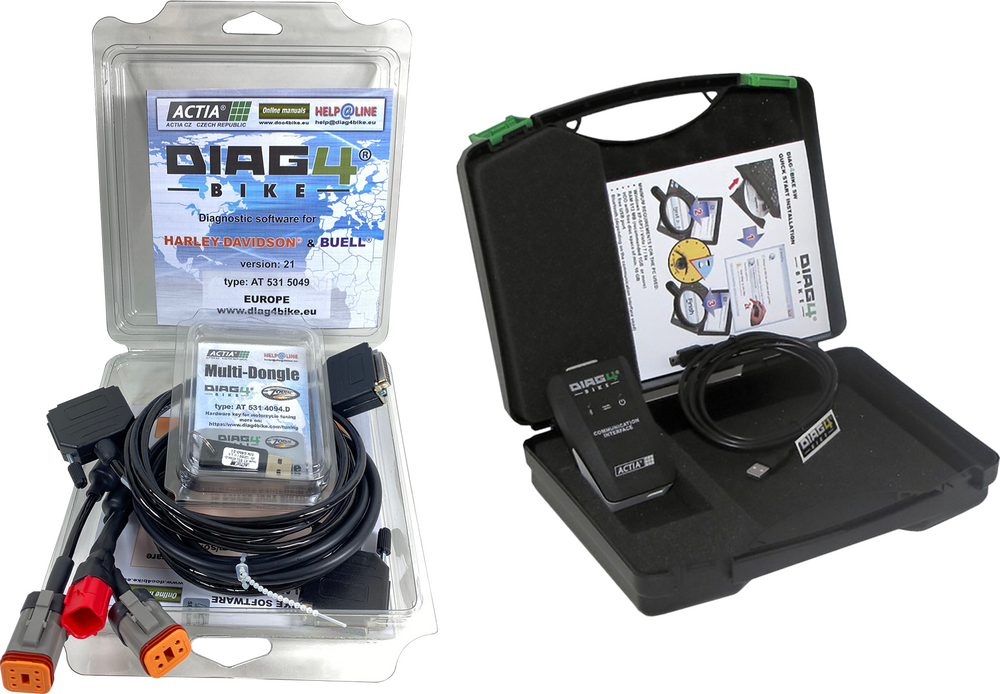 DIAG4 BIKE SERIAL DIAGNOSTIC SYSTEM SOFTWARE W/USB INTERFACE