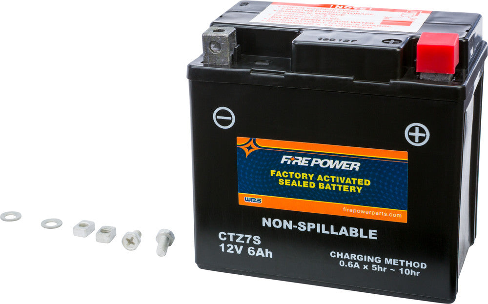 Fire Power Battery CTZ7S Sealed Factory Activated - BMW/Honda/Kymco+