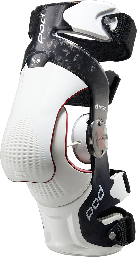 K8 3.0 KNEE BRACE CARBON (LT) CARBON/WHITE
