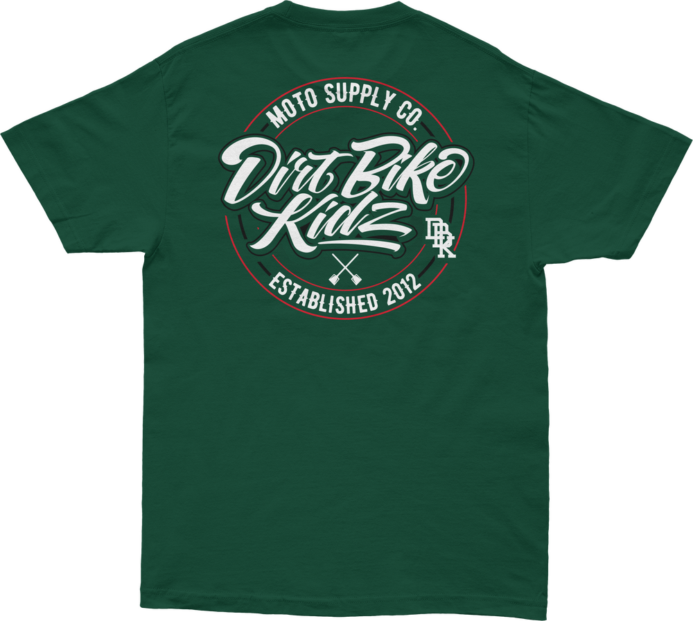 DBK SUPPLY CO. TEE FOREST GREEN SM