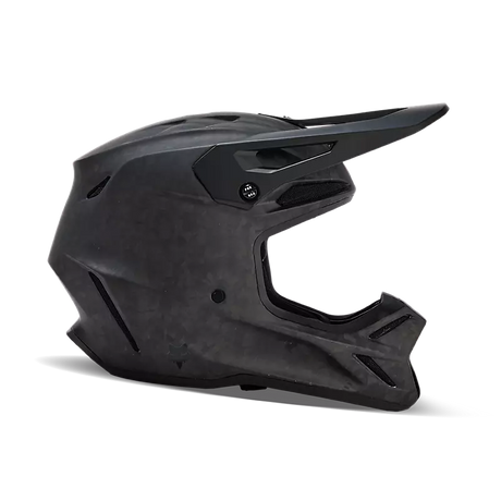 Fox V3 RS Carbon Solid Helmet - Matte Black
