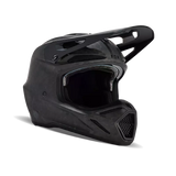 Fox V3 RS Carbon Solid Helmet - Matte Black