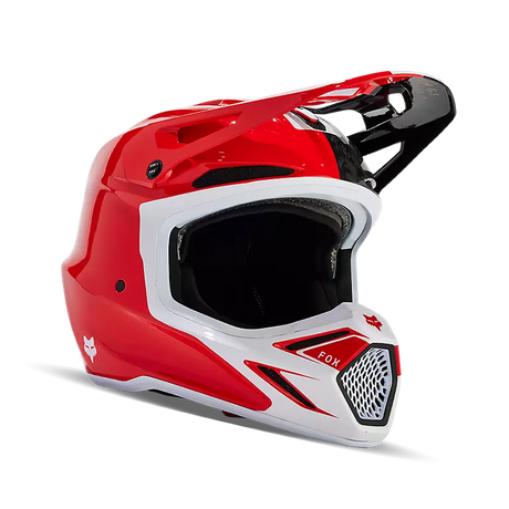 Fox V3 RS Optical Helmet Red Size M