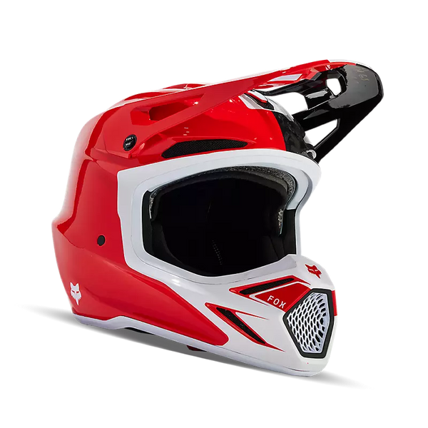 RED ホワイト スノーボードヘルメット Fox Racing V3 RS Optical Red/White Helmet (M) – Performance Moto Parts