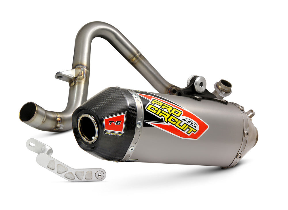 PRO CIRCUIT T-6 S/S EXHAUST SYSTEM W/CARBON CAP