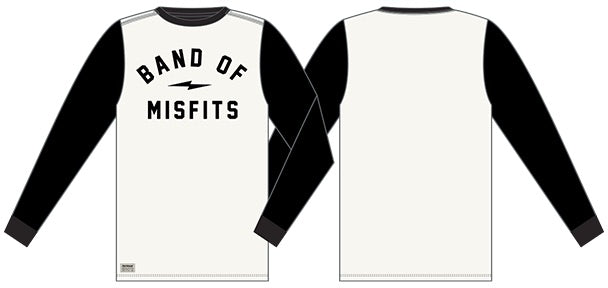 FastHouse CAPONE YD LS TEE WHT/BLK MD - CAPONE YD LS TEE WHT/BLK