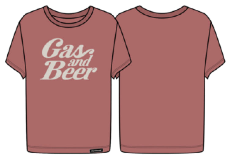 FastHouse WMN TAVERN TEE MAUVE MED - WMN TAVERN TEE MAUVE