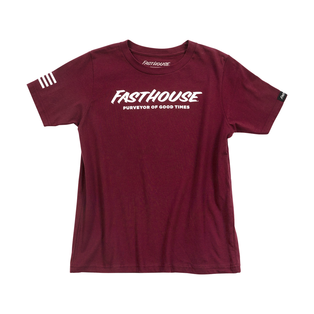 FastHouse YTH LOGO TEE MAROON XLG - YTH LOGO TEE MAROON