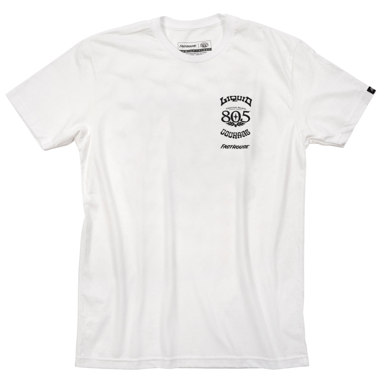 FastHouse 805 LIQUID COURAGE TEE WH MD - 805 LIQUID COURAGE TEE