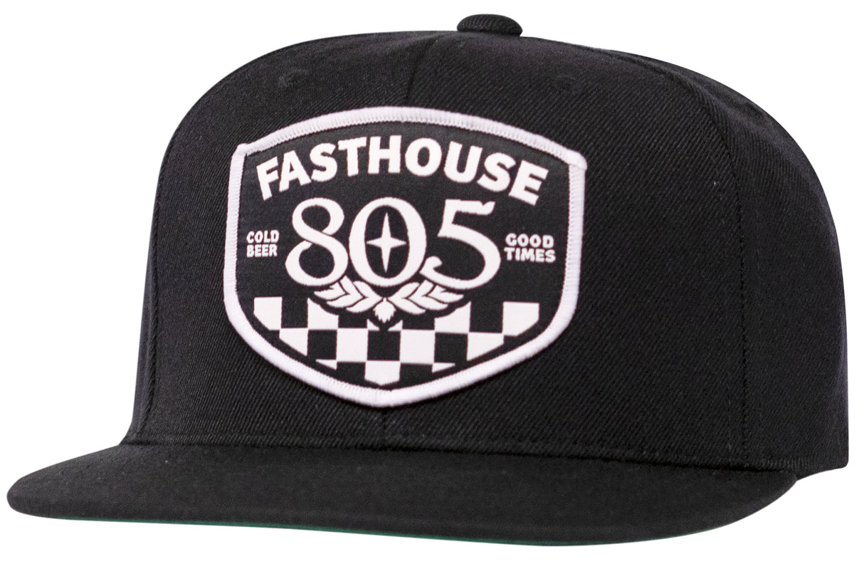 FastHouse 805; PITSTOP HAT  BLACK OS - 805; PITSTOP HAT