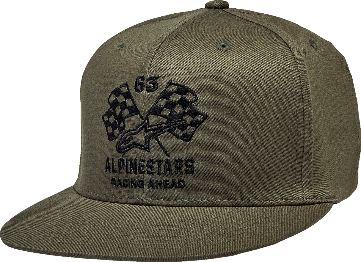 Double Check Flat Bill Hat