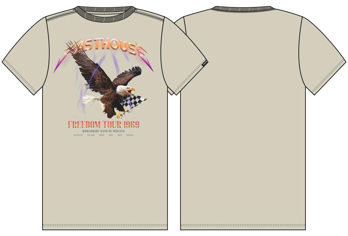 FastHouse ARISE SS TEE SANDSTONE