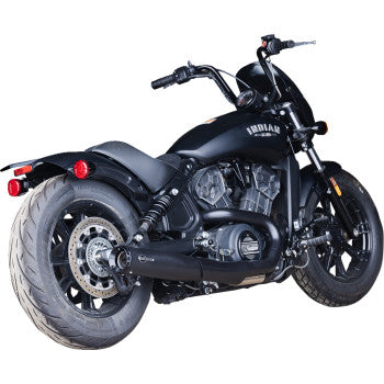 S&S Cycle 2-into-1 Grand National Exhaust System - Black - 50-State